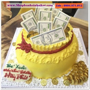 Bánh Sinh Nhật Hũ Vàng - VA35